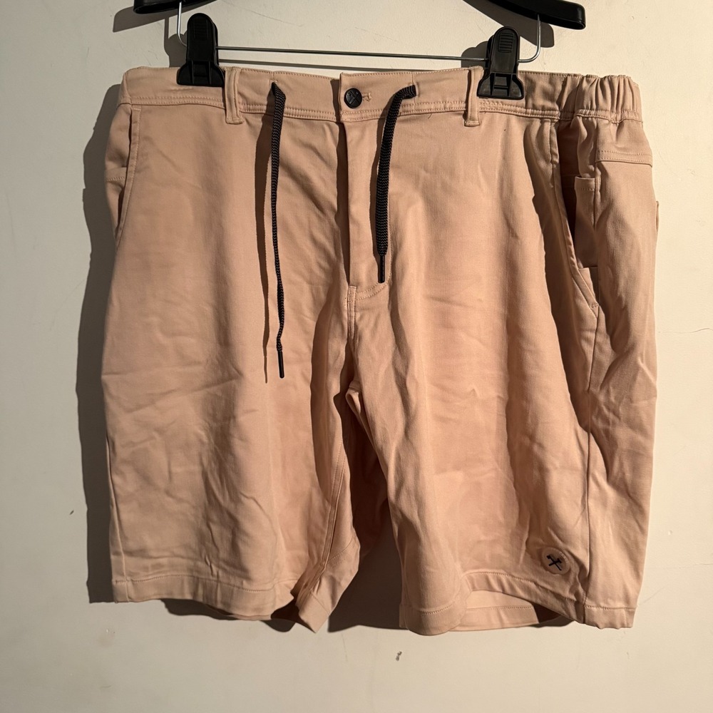 All‎ American Roughneck Shorts Khaki Stretchy Mens XL